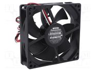 Fan: DC; axial; 12VDC; 92x92x25mm; 67.8m3/h; 25dBA; ball; 2400rpm PANASONIC