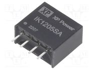 Converter: DC/DC; 250mW; Uin: 12V; Uout: 5VDC; Iout: 50mA; SIP; THT; IK XP POWER