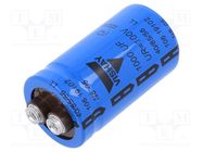 Capacitor: electrolytic; screw type; 1mF; 100VDC; Ø35x60mm; ±20% VISHAY