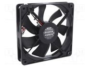 Fan: DC; axial; 24VDC; 120x120x25mm; 114m3/h; 30dBA; ball; 1900rpm PANASONIC