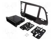 Radio frame; Hyundai; 1 DIN; matt black METRA