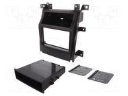 Radio frame; Cadillac; 1 DIN,2 DIN; matt black METRA