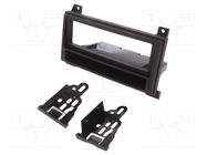 Radio frame; Dodge,Jeep; 1 DIN; matt black METRA