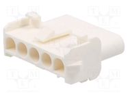 Connector: wire-wire; plug; male/female; MLX; 6.35mm; PIN: 5 MOLEX