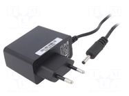 Power supply: switching; mains,plug-in; 12VDC; 1.33A; 15W; 84.5% ESPE