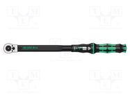 Wrench; torque,adjustable; 510mm; 40÷200Nm; Mounting: 1/2" WERA