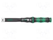 Wrench; torque; Overall len: 372mm; 20÷100Nm; Socket size: 9x12mm WERA