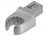 Wrench tip; torque,flare nut wrench; 17mm; Mounting: 9x12; 7775 WERA