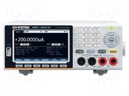 Benchtop multimeter; LCD TFT 4,3"; 6,5 digit; 480x272; -20÷70°C GW INSTEK