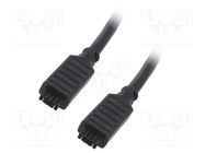 Cable; Nano-Fit; female; PIN: 10; Len: 2m; 8A; Insulation: PVC; tinned MOLEX