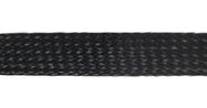 SLEEVING, BRAID, BLACK, 25M