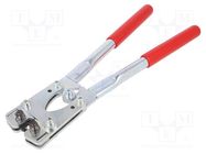 Tool: for crimping; ring tube terminal; 390x150x45mm ERKO