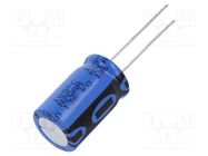 Capacitor: electrolytic; THT; 220uF; 63VDC; Ø12.5x20mm; Pitch: 5mm VISHAY