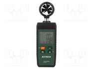 Thermoanemometer; LCD; Velocity measuring range: 1.5÷30m/s EXTECH