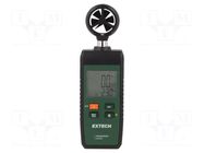 Thermoanemometer; LCD; Velocity measuring range: 1.5÷30m/s EXTECH