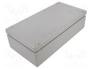 Enclosure: multipurpose; X: 150mm; Y: 300mm; Z: 81mm; steel; grey RAYCHEM RPG