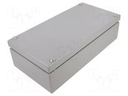 Enclosure: multipurpose; X: 150mm; Y: 300mm; Z: 81mm; steel; grey RAYCHEM RPG