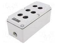 Enclosure: for remote controller; 22mm; IP65; X: 92mm; Y: 205mm ILME