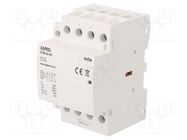 Contactor: 4-pole installation; 40A; 230VAC; NO x4; -5÷60°C ZAMEL