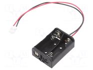 Holder; N; Batt.no: 2; 3pin,cables,terminal; 150mm KEYSTONE