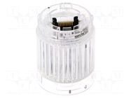Module: light signaller; white; LED; 24VDC; IP65; Ø40x50mm; LR PATLITE