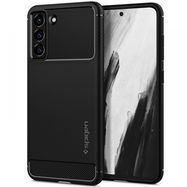 Spigen Rugged Armor Case for Samsung Galaxy S21 FE - Matte Black, Spigen