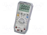 Digital multimeter; USB; LCD; (5999); Bargraph: 31segm; True RMS GW INSTEK