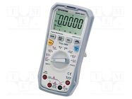 Digital multimeter; USB; LCD; (22000); Bargraph: 46segm; True RMS GW INSTEK