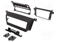 Radio frame; BMW; 2 DIN; matt black METRA