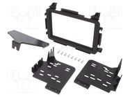 Radio frame; Honda; 2 DIN; matt black METRA