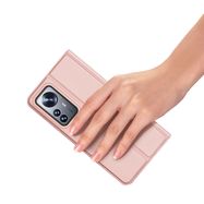 Dux Ducis Skin Pro Holster Cover Flip Cover for Xiaomi 12 Pro pink, Dux Ducis