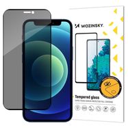 Wozinsky Privacy Glass Tempered Glass for iPhone 12 Pro / iPhone 12 with Anti Spy Privatizing Filter, Wozinsky