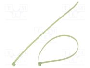 Cable tie; L: 292mm; W: 4.8mm; polypropylene; 133N; green; Ømax: 76mm PANDUIT