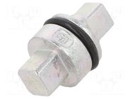Insert for lock; cast zinc; 27mm; for enclosures; Key code: KW8 RITTAL