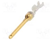 Contact; male; gold-plated; 24AWG÷28AWG; 5A AMPHENOL COMMUNICATIONS SOLUTIONS