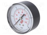 Manometer; 0÷10bar; non-aggressive liquids,inert gases; 50mm PNEUMAT