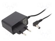 Power supply: switching; mains,plug-in; 15VDC; 1A; 15W; 84.1% ESPE