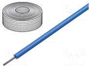 Wire; stranded; Cu; silicone; blue; 150°C; 600V; 7.5m; 10AWG; elastic MUELLER ELECTRIC