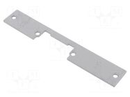 Frontal plate; short,flat; W: 25mm; for electromagnetic lock LOCKPOL