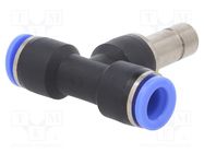 Push-in fitting; T-tap splitter; -0.95÷15bar; BLUELINE; 12mm PNEUMAT