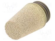 Sound suppression silencer; Thread: G 1/4"; sintered bronze PNEUMAT