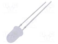 LED; 5mm; white warm; 4200÷5800mcd; 15°; Front: convex; 2.8÷3.6VDC OPTOSUPPLY