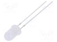 LED; 5mm; orange; 1560÷2180mcd; 15°; Front: convex; 1.8÷2.6VDC; 78mW OPTOSUPPLY