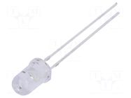 LED; UV; 30°; 12÷20mA; P: 150mW; 380÷390nm; 5VDC; THT; Front: convex OPTOSUPPLY