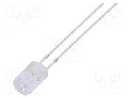 LED; 5mm; white cold; 1120÷1560mcd; 100°; Front: flat; 12÷15VDC OPTOSUPPLY