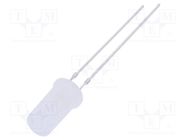 LED; 4.8mm; white cold; 750÷1120mcd; 180°; Front: flat; 2.7÷3.4VDC OPTOSUPPLY