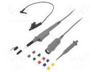 Probe: for oscilloscope; 0÷500MHz; 10: 1; 0.9ns; 10÷22pF; grey; 1.2m STÄUBLI