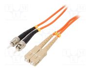 Fiber patch cord; OM2; SC/UPC,ST/UPC; 1m; Optical fiber: 50/125um GEMBIRD