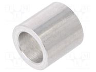 Spacer sleeve; 12mm; cylindrical; aluminium; Out.diam: 12mm DREMEC