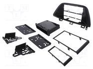 Radio frame; Honda; 1 DIN,2 DIN; black METRA